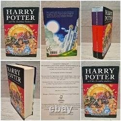 Harry Potter Ensemble Complet De Livres Hardback Bloomsbury 1ère Édition Jk Rowling