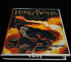 Harry Potter Ensemble Complet De Livres Sonores 1-7. Lire Par Stephen Fry. 103 Cd. Bnib
