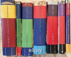 Harry Potter Ensemble Complet Français Couverture Rigide Bloomsbury Lot Quelques 1ère Éditions
