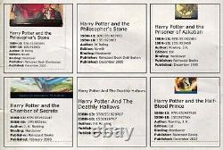 Harry Potter Ensemble Complet Français Couverture Rigide Bloomsbury Lot Quelques 1ère Éditions