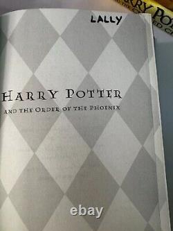 Harry Potter Ensemble Complet HC Livres 1-7 + L'Enfant Maudit, 1ère Édition Américaine. J. K. Rowling