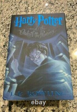 Harry Potter Ensemble Complet Hardcover Américain 1er Premier Ed (6) 1er Tirage Pr