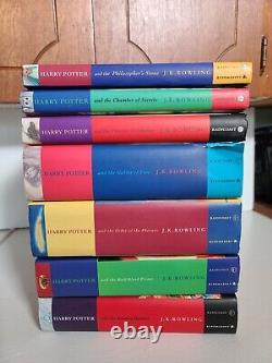 Harry Potter Ensemble Complet Hardcover Livres 1-7 Bloomsbury Raincoast Jk Rowling