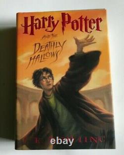 Harry Potter Ensemble Complet Livres 1 7j. K. Rowlinghardback/camisole De Poussière 1er Ed