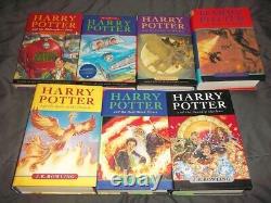 Harry Potter Ensemble Complet de 7 Reliés Éditions Bloomsbury Raincoast