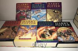 Harry Potter Ensemble De Livres Bloomsbury All Hardback Ensemble Complet De Première Édition 1-7