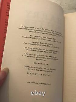 Harry Potter Ensemble De Livres Bloomsbury All Hardback Première Édition Early Complete 1-7