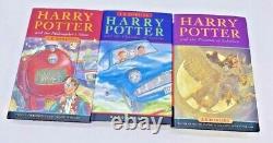 Harry Potter Ensemble De Livres Bloomsbury All Hardback Royaume-uni Première Édition Complete 1-7