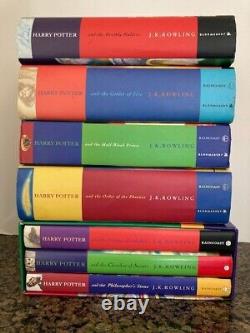 Harry Potter Ensemble complet de 7 livres Lot + 4 Extras Bloomsbury Raincoast Boîte canadienne