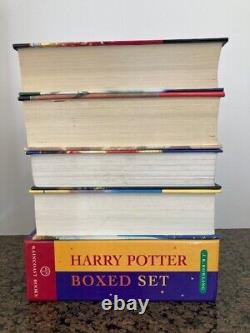 Harry Potter Ensemble complet de 7 livres Lot + 4 Extras Bloomsbury Raincoast Boîte canadienne