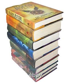 Harry Potter Ensemble complet de livres 1-7 + L'enfant maudit J. K. Rowling 1ère édition américaine