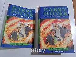 Harry Potter Ensemble complet de livres reliés en anglais, Édition du Royaume-Uni, Collectionneur, Très bon état