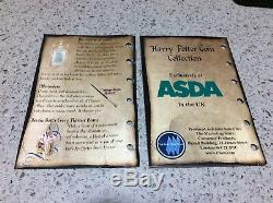 Harry Potter Gringotts Coin Collection Économies Recueil Set Page Nom Blank
