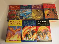 Harry Potter Hardcover Book Series 1-7 Complet Hc Raincoast Bloomsbury Canadien