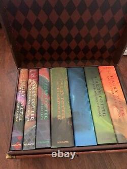 Harry Potter Hardcover Books Ensemble Complet 1-8 Avec Boîte