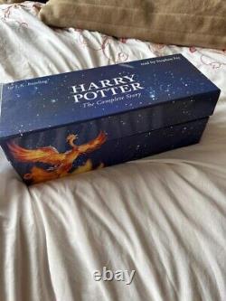 Harry Potter Histoire Complète 103 CD Livre Audio Coffret Stephen Fry 7 Livres