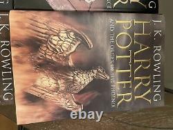 Harry Potter Intégrale 1-7 Editions Adultes Reliées Bloomsbury UK 2004