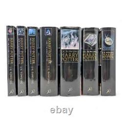 Harry Potter J. K. ROWLING Coffret complet relié grand format adulte UK PREMIÈRE ÉDITION Rare (7)