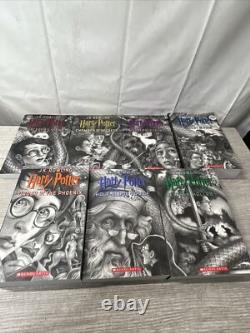 Harry Potter : L'intégrale de la série (1-7) 2018 Couverture Scholastic Art de Brian Selznick