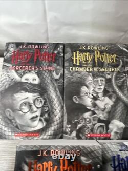 Harry Potter : L'intégrale de la série (1-7) 2018 Couverture Scholastic Art de Brian Selznick