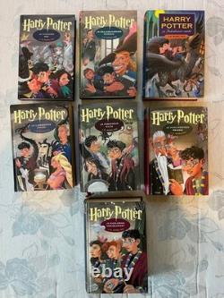 Harry Potter LIVRES FINNOIS 1-7 Ensemble Complet Relié JK ROWLING
