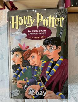 Harry Potter LIVRES FINNOIS 1-7 Ensemble Complet Relié JK ROWLING