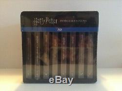 Harry Potter La Collection Complète 8 Édition Limitée Steelbook (blu-ray) Nouveau