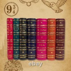 Harry Potter La Série Complète (Ensemble de 7 livres) Édition de Luxe Reliée en Cuir