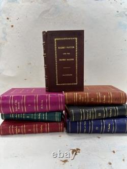 Harry Potter La Série Complète (Ensemble de 7 livres) Édition de Luxe Reliée en Cuir