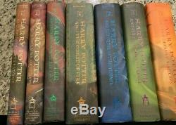 Harry Potter Livres À Couverture Rigide Ensemble Complet Américain First Edition
