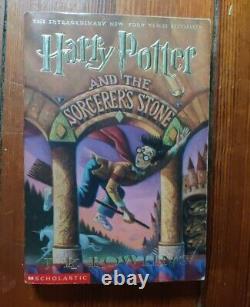 Harry Potter Livres Ensemble Complet, Certains Couverture Rigide Certains Papier-back +hp Lunchbox