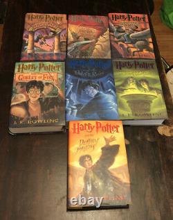 Harry Potter Livres Ensemble Complet Couverture Rigide Toutes Les Premières Éditions