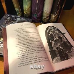 Harry Potter Livres Reliés 1-7 Coffret Série Complète Art Versions Thaïlandaises