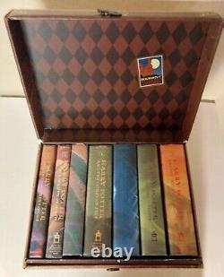 Harry Potter Livres Reliés Complet 1-7 avec Coffre. Toutes les 1ères éditions américaines