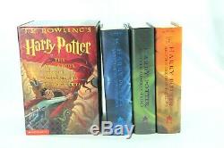 Harry Potter Lot De 7 Livres Set Avec Jackets Dust Complet Livre À Couverture Rigide