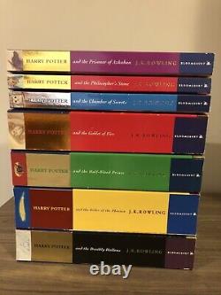 Harry Potter Lot De Livre Ensemble Complet 1-7 Raincoast Bloomsbury Soft Cover Pb