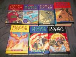 Harry Potter Lot Ensemble complet de 7 couvertures rigides Éditions Bloomsbury Raincoast