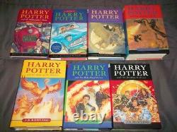 Harry Potter Lot Ensemble complet de 7 couvertures rigides Editions Bloomsbury Raincoast