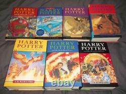 Harry Potter Lot Ensemble complet de 7 reliures rigides Éditions Bloomsbury Raincoast