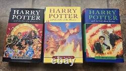 Harry Potter Lot Ensemble complet de 7 reliures rigides Éditions Bloomsbury Raincoast