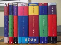 Harry Potter Lot Ensemble complet de 7 reliures rigides éditions Bloomsbury Raincoast