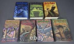 Harry Potter Lot de 7 livres reliés complets J. K. Rowling avec jaquettes A