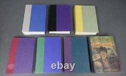 Harry Potter Lot de 7 livres reliés complets J. K. Rowling avec jaquettes A