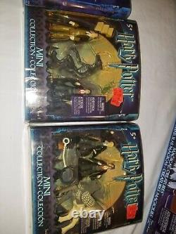 Harry Potter Mini Collection Complete Lot Snape Classroom 3 Pack Knight Bus