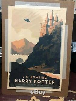 Harry Potter Par Olly Moss Complète Affiche Set Pottermore Mondo Bottleneck