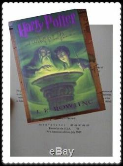 Harry Potter Première Édition Première Impression Ensemble Complet 1-7 Livre Relié Rowling