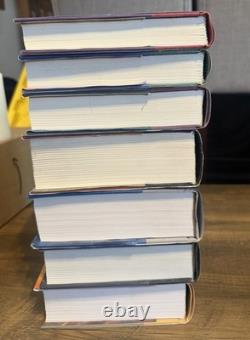 Harry Potter Rowling Série complète 1-7 lot relié + coffret incluant 1re édition