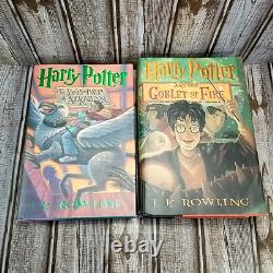 Harry Potter Série Complète 1-7 Ensemble Rowling Relié Tous les 1ères éditions Couverture Rigide avec Jaquette