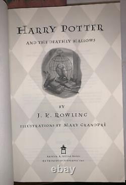 Harry Potter, Série Complète De 7 Volumes, J K Rowling, Hcdj, Première Édition, Vg+