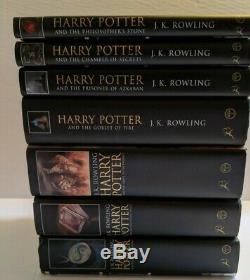 Harry Potter Série Complète Uk Adult Édition À Couverture Rigide Boxset Épuisé Rare